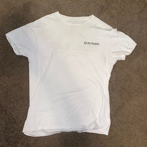 White Quicksilver tee shirt size medium